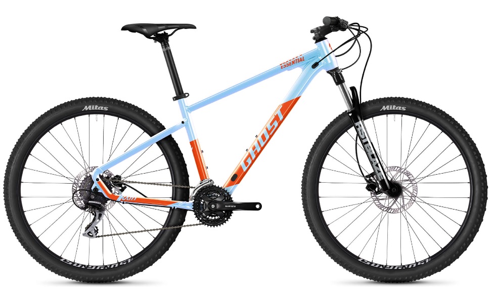 GHOST Kato Essential 27.5 Baby Blue Pearl/Dark Orange 2025 - M
