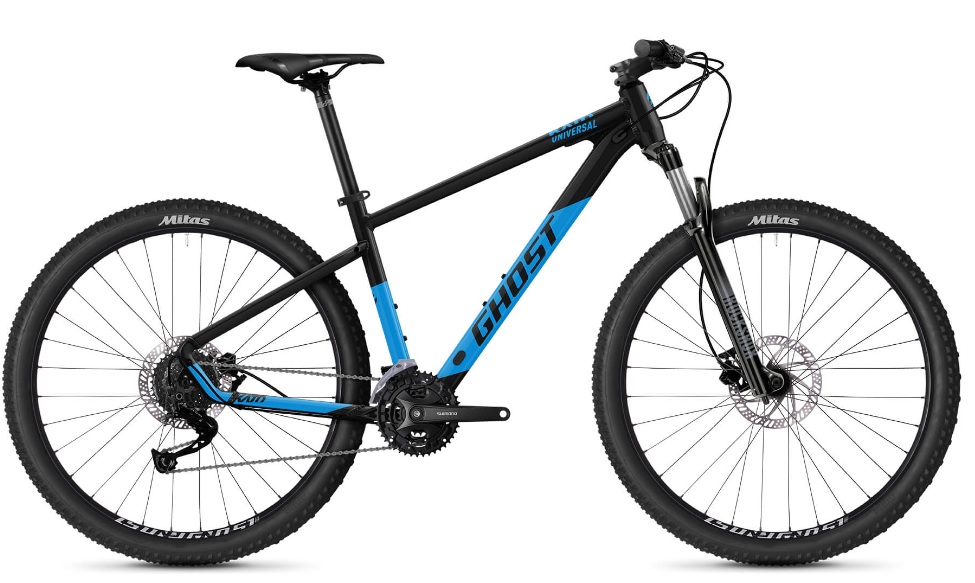 GHOST Kato Universal 27.5 Black/Bright Blue - S
