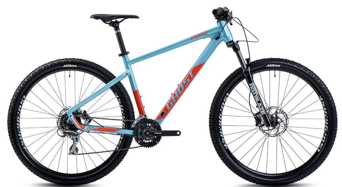 GHOST Kato Essential 29 Baby Blue Pearl/Dark Orange - M