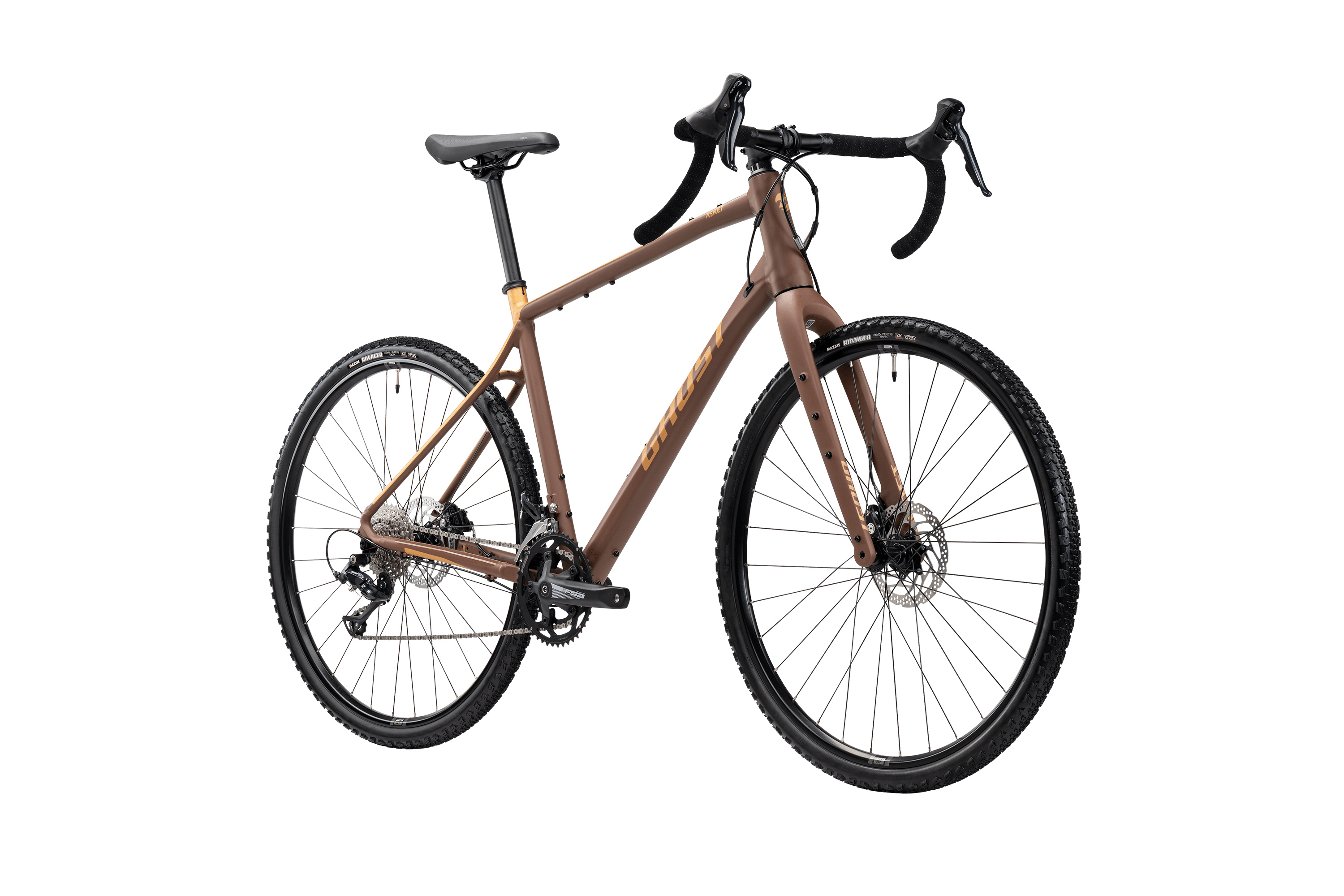 GHOST Asket AL Brown/Metallic Light Beige Matt 2025 - S