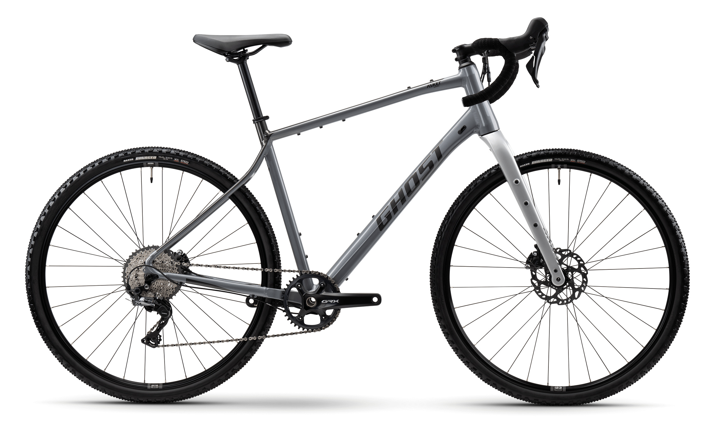 GHOST Asket AL Advanced Light Grey/Metallic Anthracite 2025 - L